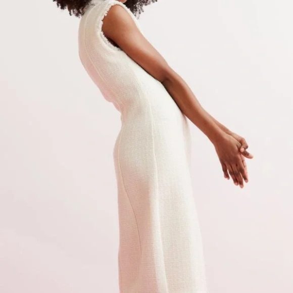 H&M Bouclé Wool-blend Dress NWT - Picture 3 of 8